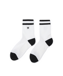 Women's Middle Socks - White