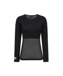 ANEW Golf Women's SM Round Neck Base Layer - Black