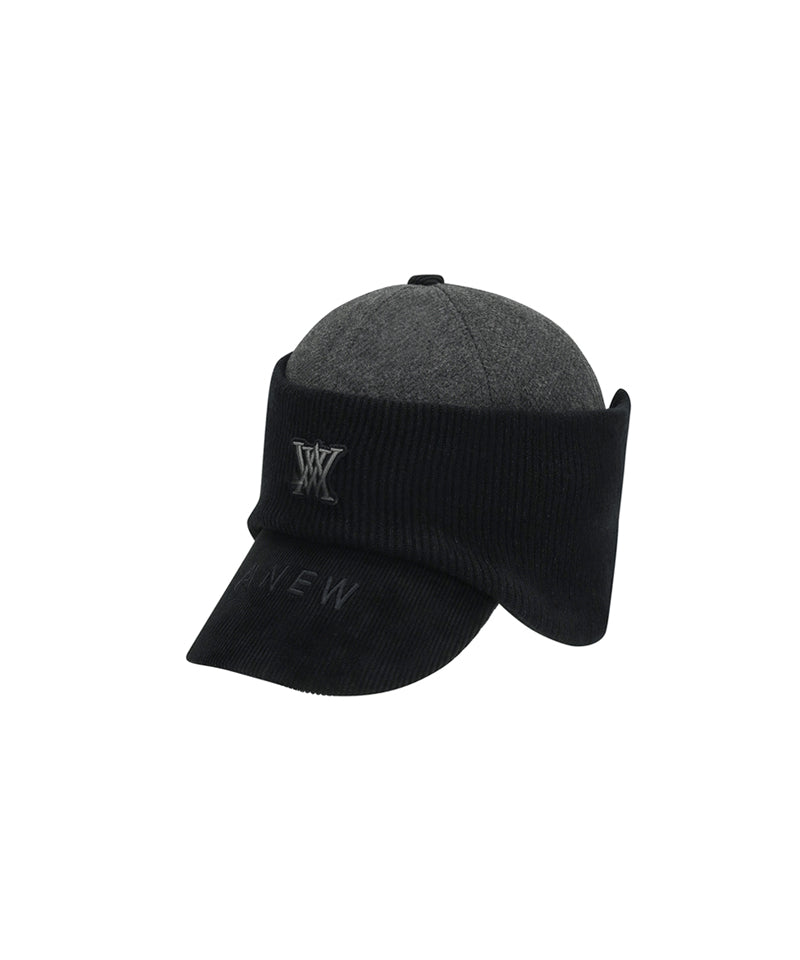 ANEW Golf Men's Knit Band Ball Cap - Black