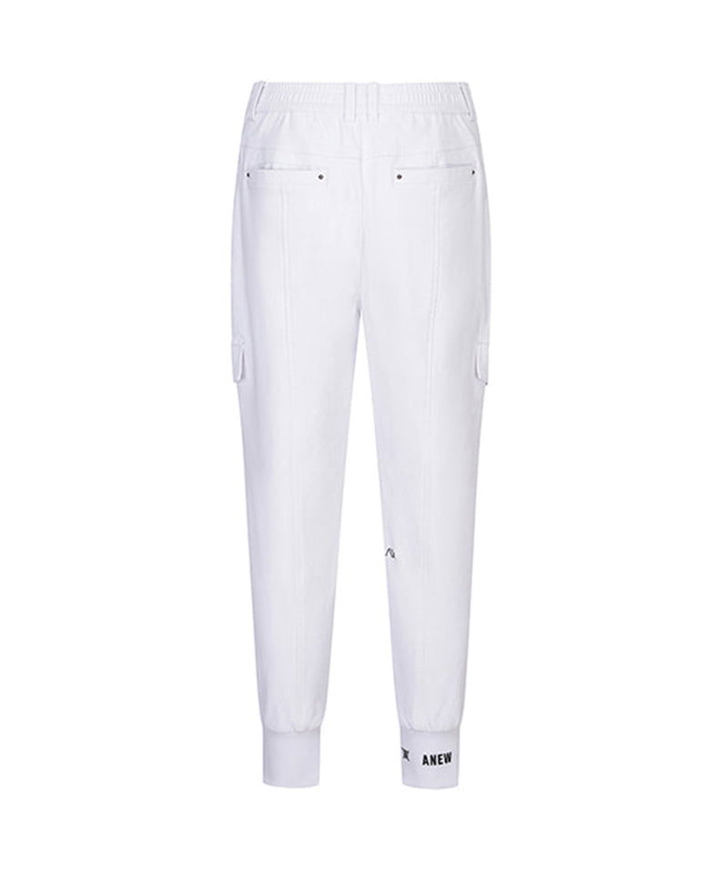 Women's Fall Incision Point Jogger L/PT - White