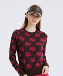 Women's Widen Fur Visor - Black