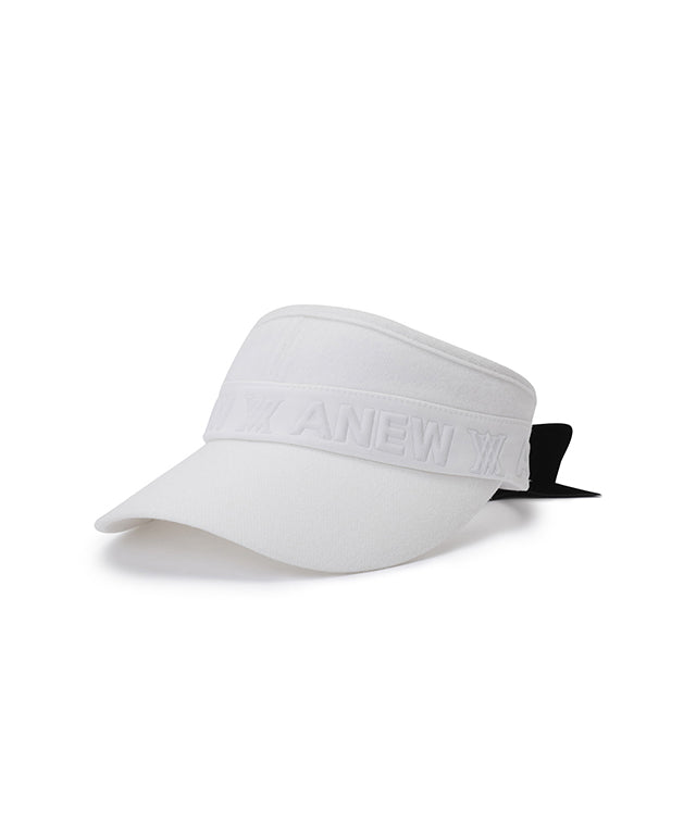 Volume Logo Winter Visor Women's- White