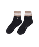 Women's Metal Block Socks - Black
