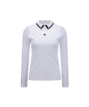 ANEW Golf Women's SM Mesh Hybrid Long T-Shirt - White