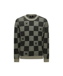 Men's Check Board Pullover - Khaki