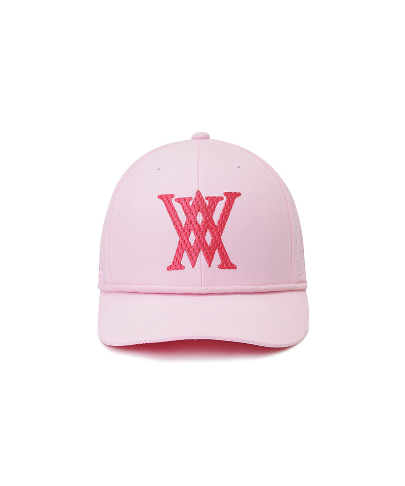 Women's Wave Camo Punching Snapback -  Pink