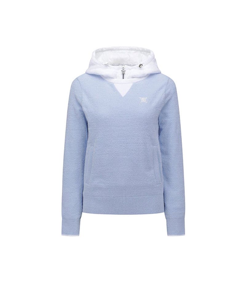 Women's Hoodie Sweater - Light Blue