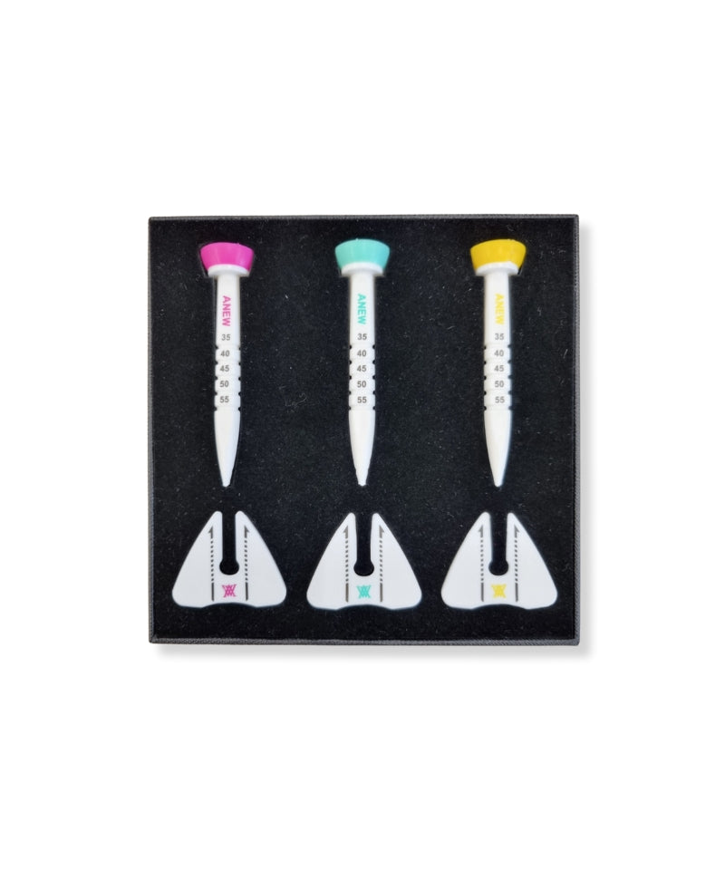 Premium Novelty Golf Tee Holder Set – 3-Pack