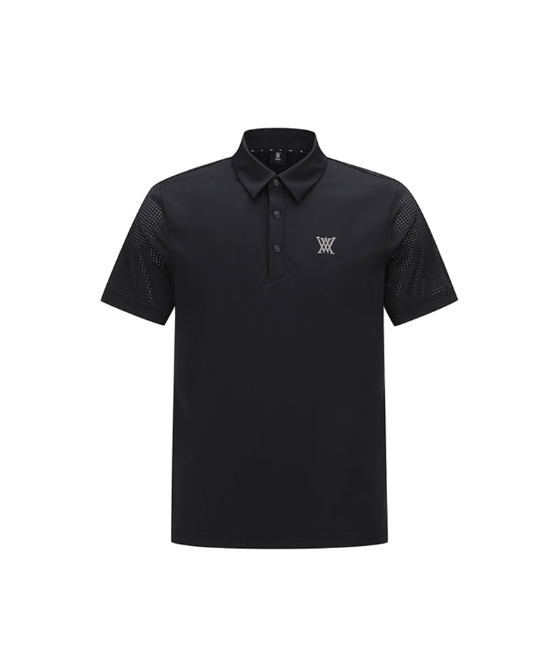 Men's Signature Logo Short T-Shirt - Black