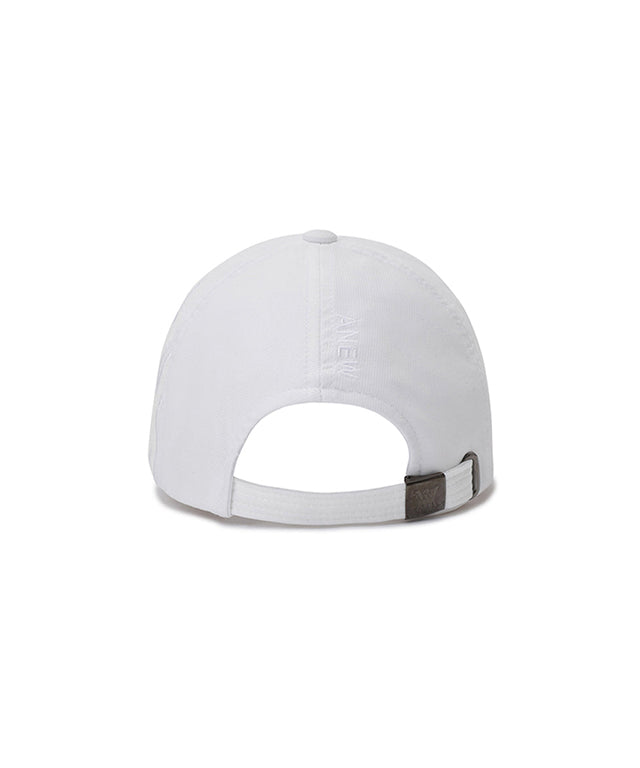 Point Logo Ball Cap - White