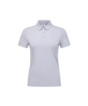 ANEW Golf Women's SM Black Finish Jacquard Short T-Shirt  - Charcoal Gray