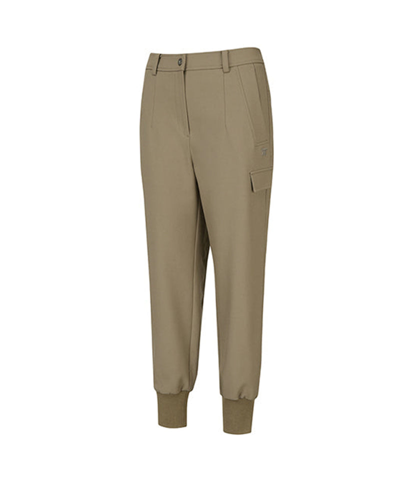Women's Side Pocket Point Jogger L/PT - Beige