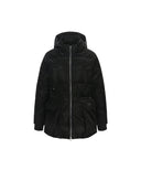 ANEW Golf Women's Pocket Point Hoody Down Jacket - Black