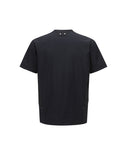 [Signature] Men's Woven Mix Crew Neck - Black