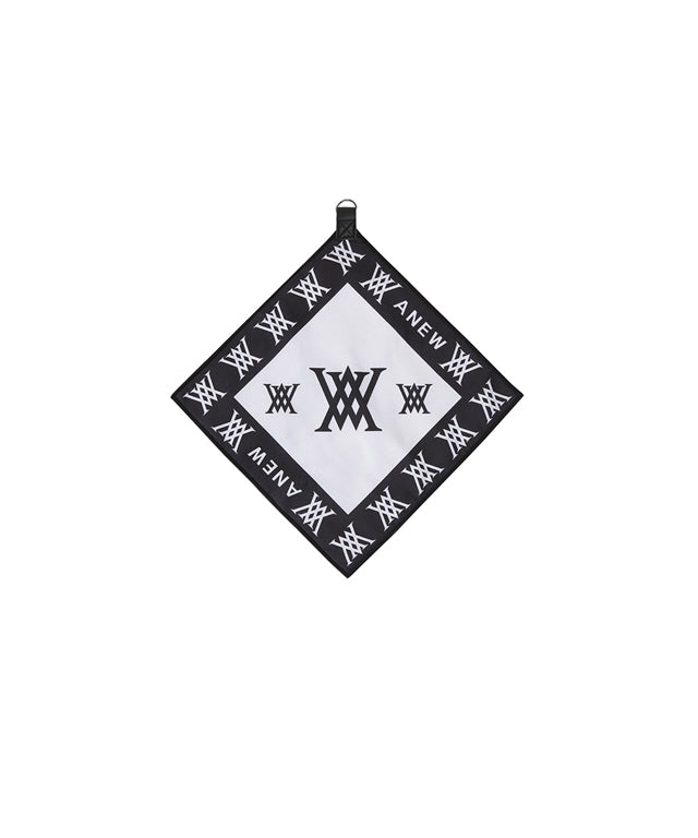 Monogram Hipster Reel Towel - Black