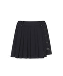W Lap Pleats HP - Black
