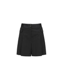 [Legacy Sale] Women's SM Pleated Half Pants - Black