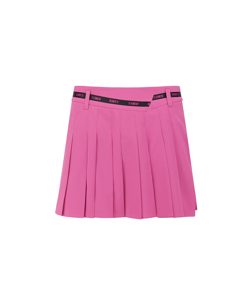 Anew Golf Women's SM Incision Pleated Half Pants - Hot Pink