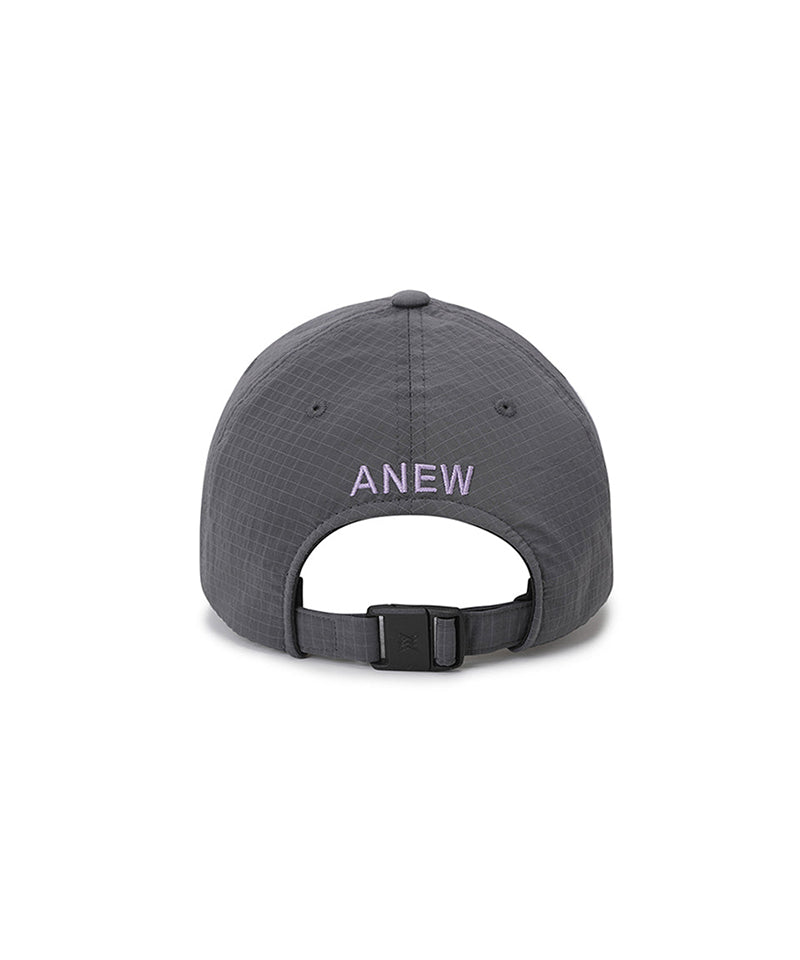 Nylon Rip Stop Ball Cap - Grey