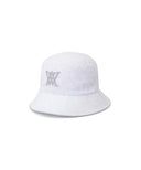 Monogram Round Taping Bucket Hat - White