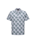 Men's Logo Pattern Short T-Shirt - Gray