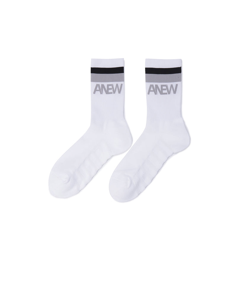 Men's Block Socks - Gray – Anew Golf USA