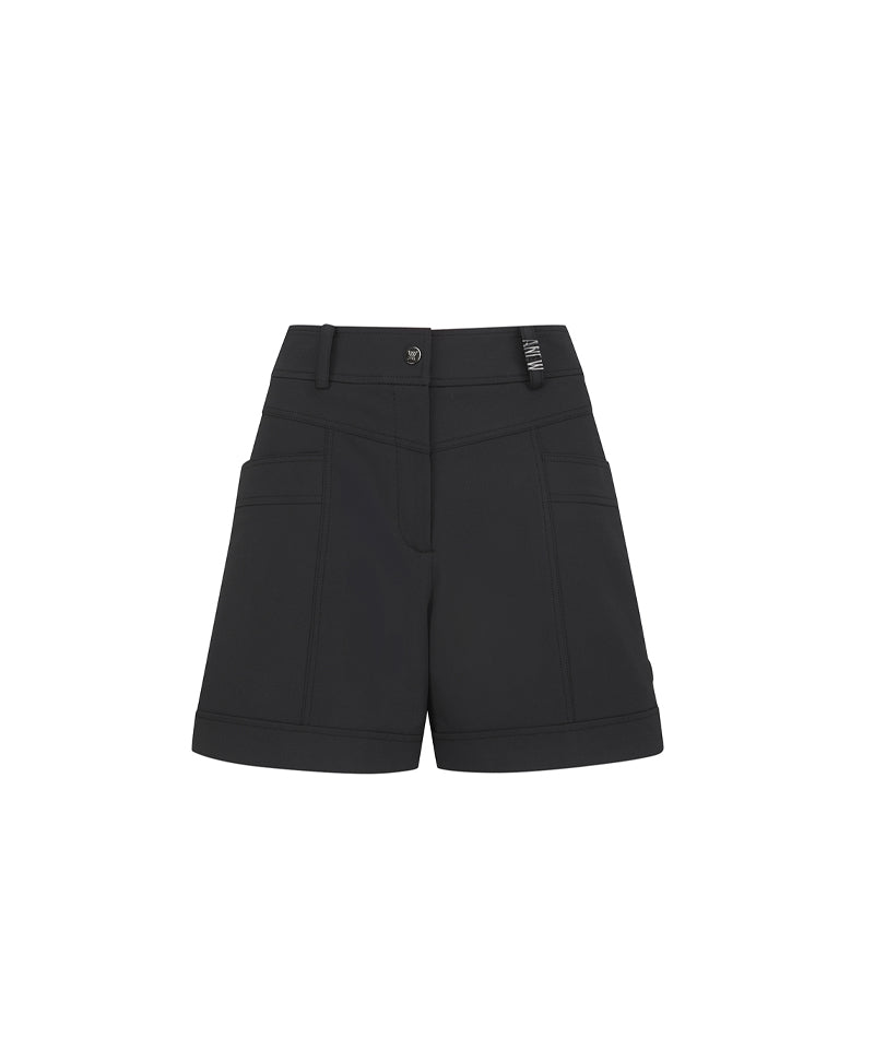 ANEW Golf Women's SM Cargo Half Pants - Black