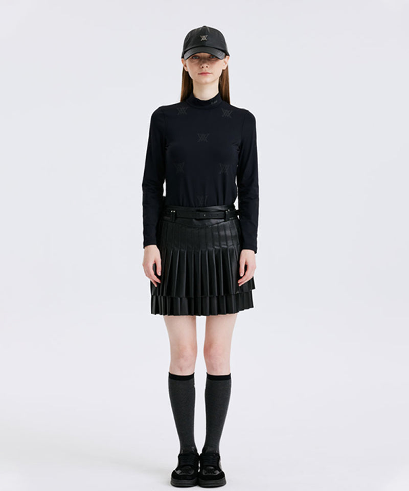 Women's Monogram Logo Baselayer - Black