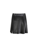 Anew Golf Women's SP Leather Like Pleated Skirt - Black
