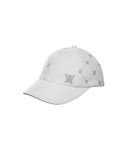 Women's Monogram Wide Ball Cap - White