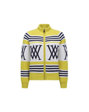 Women's Logo Point Cardigan - Mustard