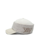 Uni Fabric Mix Earband Cap - Cream