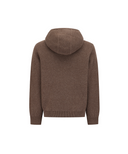 Men's Comfort Hoodie Knit Cardigan - Brown