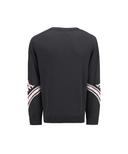 Men's Logo Sleeve Crewneck Sweater - Charcoal Grey