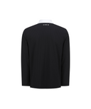 Men's Contrast Collar T-Shirt - Black
