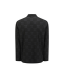 Men's Logo Pattern T-Shirt - Black