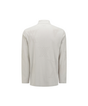 Men's Pattern Half-Zip T-Shirt - Light Beige