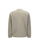 Men's Utility Zip Pocket Anorak T-Shirt Set-Up - Khaki Beige