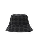 Uni Seasonal Pattern Bucket Hat - Black