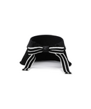 Women's Layered Wide Visor - Black