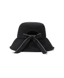 Women's Ribbon Bucket Hat - Black