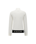 Women's Logo Pattern Turtleneck Sweater - Off White