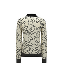 Women's Seasonal Pattern Collar Sweater - Off White
