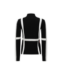 Women's Block Turtleneck Sweater - Pink