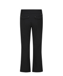 Women's Semi Boot Cut Pants - Black