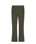 Women's Semi Boot Cut Pants - Dark Khaki