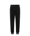 Women's Velvet Jogger Pants - Black