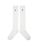 Women's Tweed Knee Socks - White