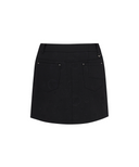Women's Logo Embo A Line Skirt - Black