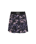 Women's Camo Pattern Pleats Skirt - Light Pink